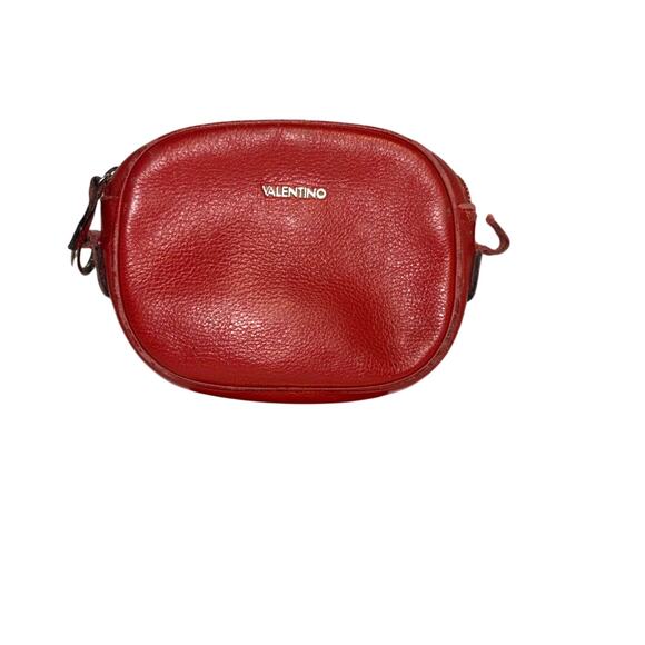 Valentino Red Leather Crossbody Project Bag - Picture 1 of 7
